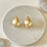 Teardrop sparkle earrings