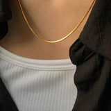 Serpentis gold necklace