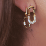 Verse drop earrings