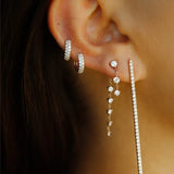 Dainty drop earring