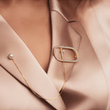 Symphony signature brooch